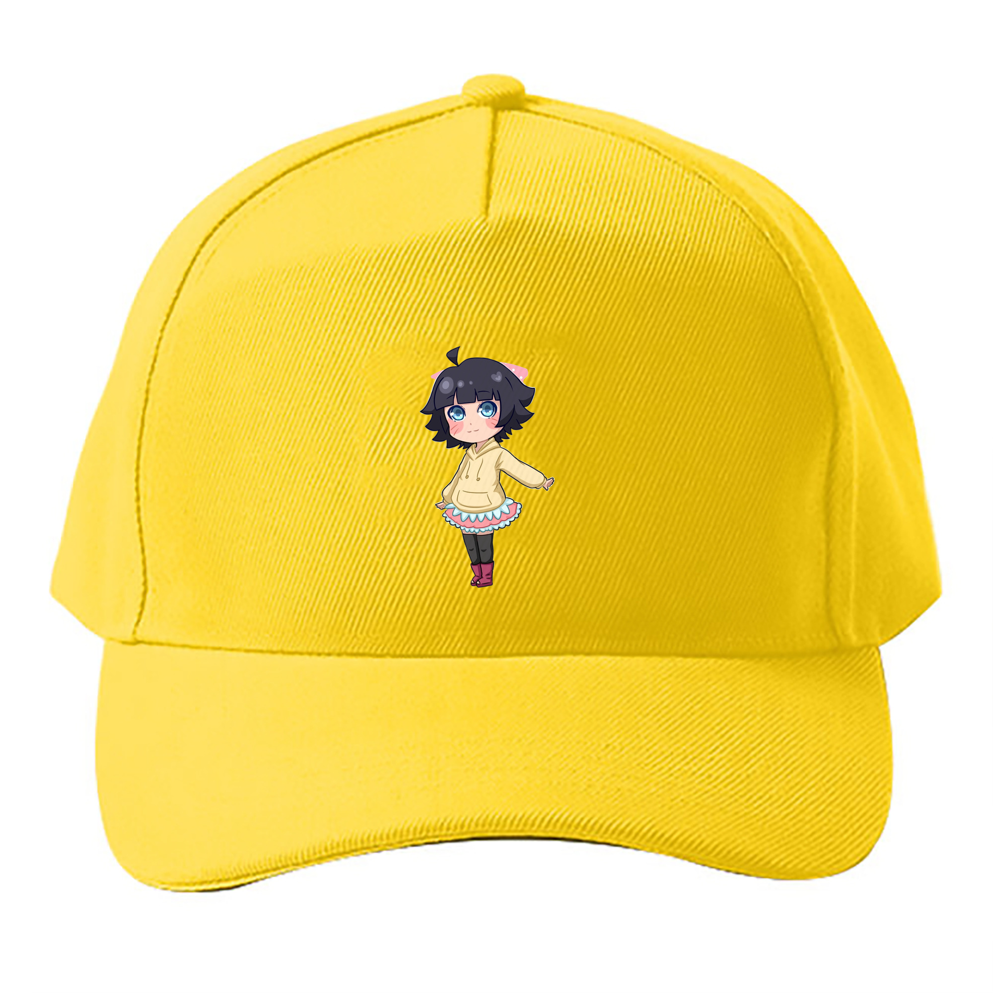 （画像用） NARUTO -ナルト- うずまき ヒマワリ Uzumaki Himawari ベースボールキャップ 綿100％ 男女兼用 帽子 スポーツ